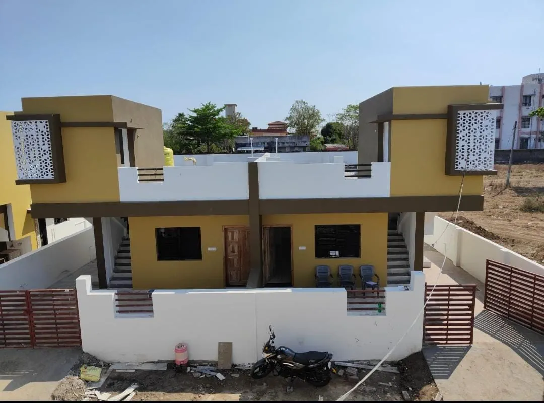 COMPLETED TWIN DUPLEX AT WARDHA