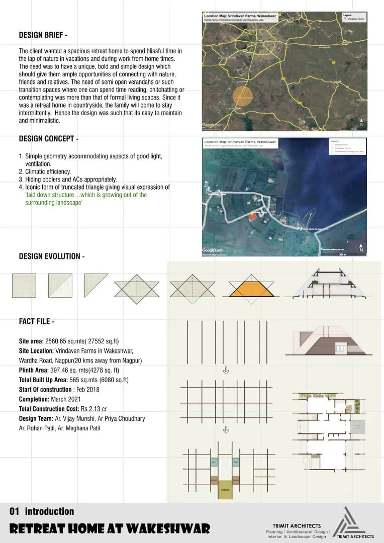COMPETITION WON – RETREAT HOME WAKESHWAR – 2021