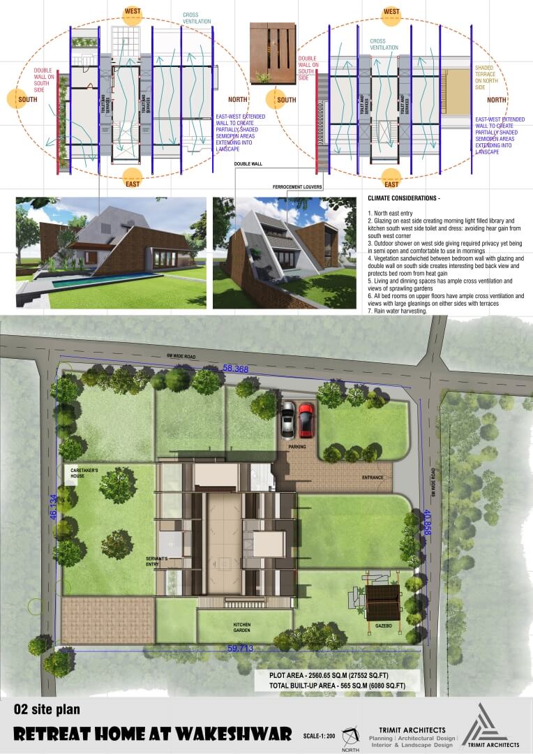 COMPETITION WON – RETREAT HOME WAKESHWAR – 2021