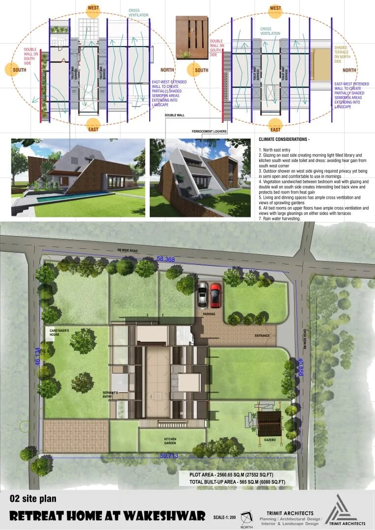 COMPETITION WON – RETREAT HOME WAKESHWAR – 2021