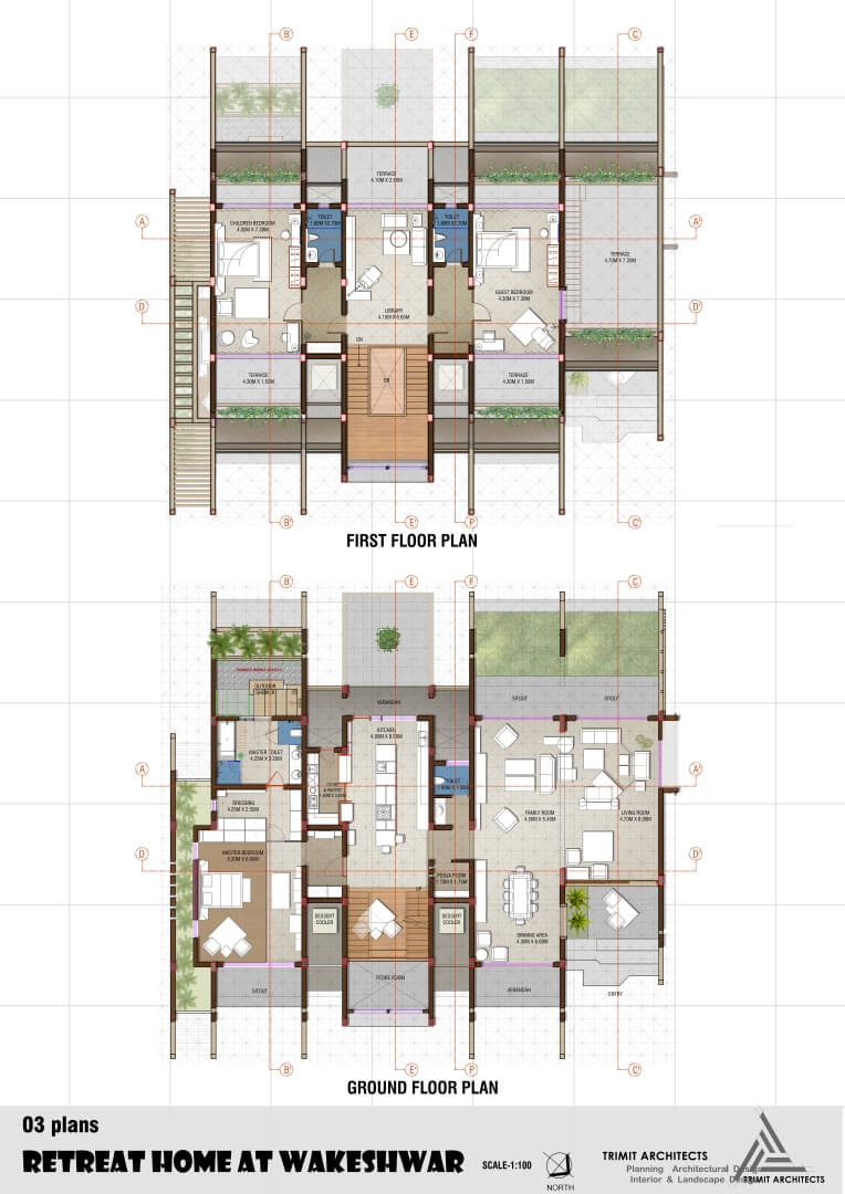 COMPETITION WON – RETREAT HOME WAKESHWAR – 2021