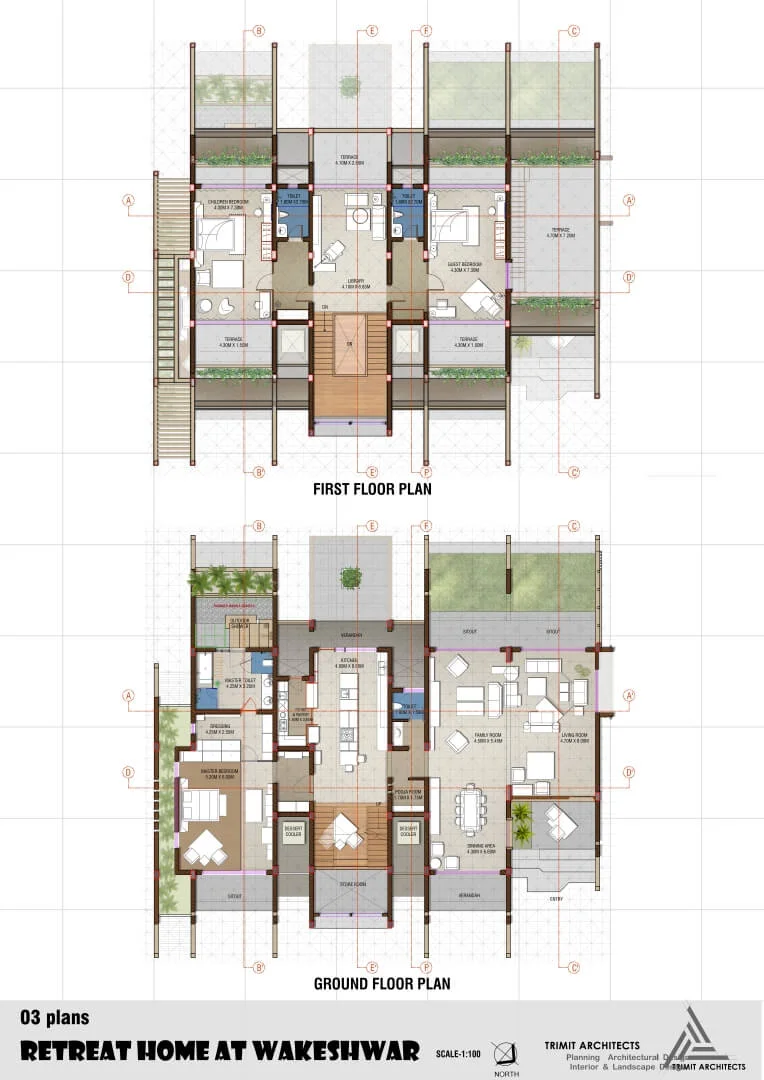 COMPETITION WON – RETREAT HOME WAKESHWAR – 2021