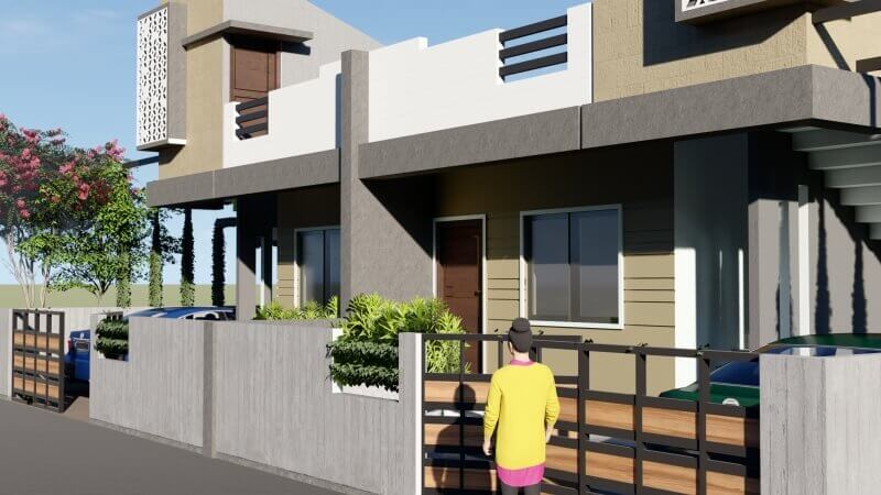 PROPOSED TWIN DUPLEX AT WARDHA